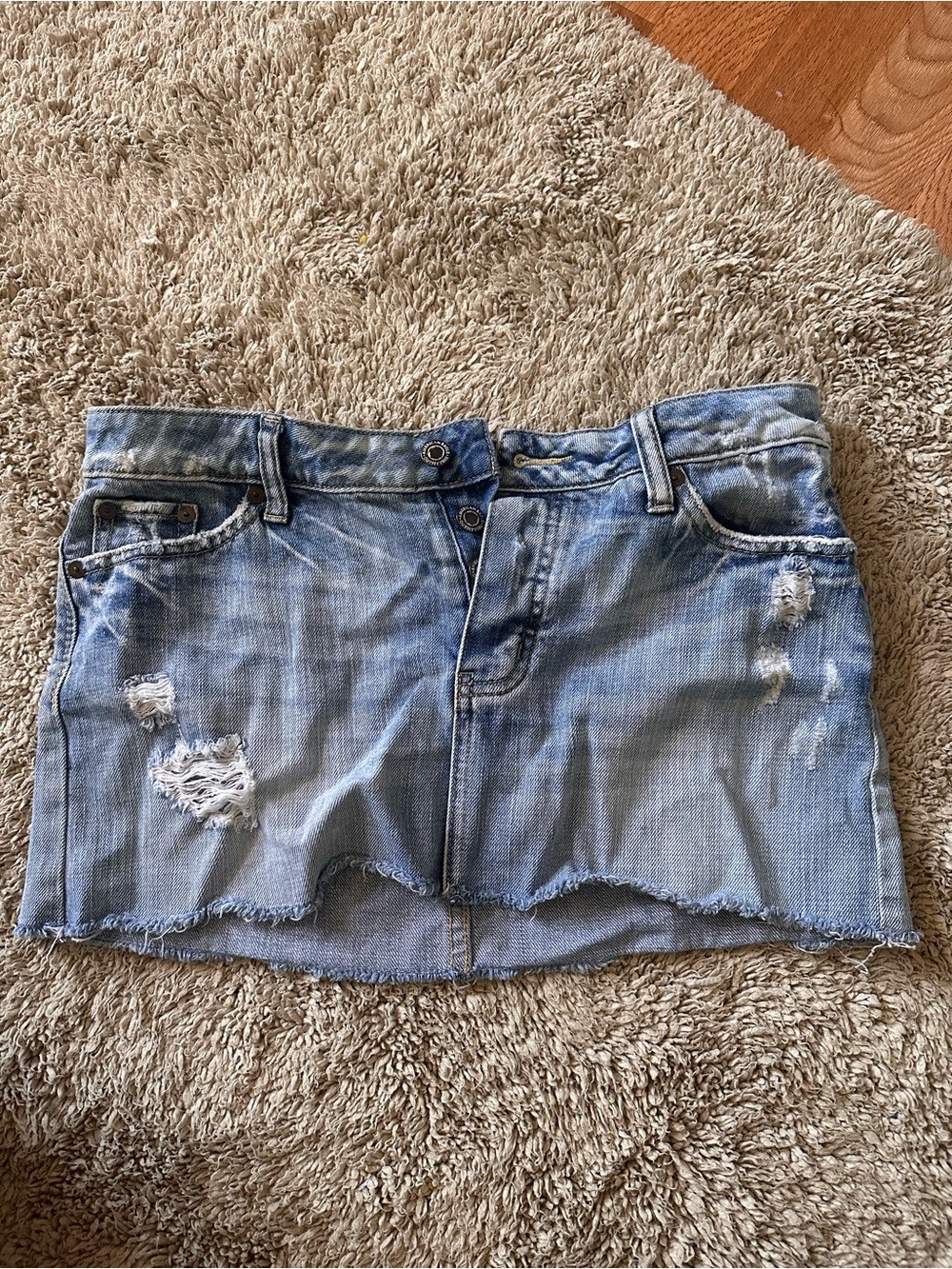 American Eagle Denim Mini Skirt - Size 4